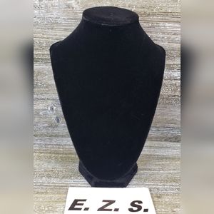 Black Velvet 10" Necklace Chain Jewelry Display Holder Padded Necklace Stand